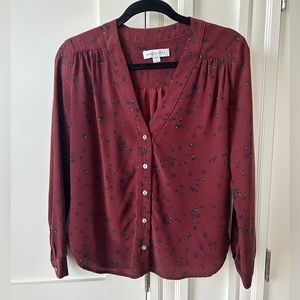 Amour Vert silk blouse